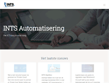 Tablet Screenshot of ints.nl